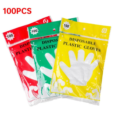 100 PIECES DISPOSABLE GLOVES