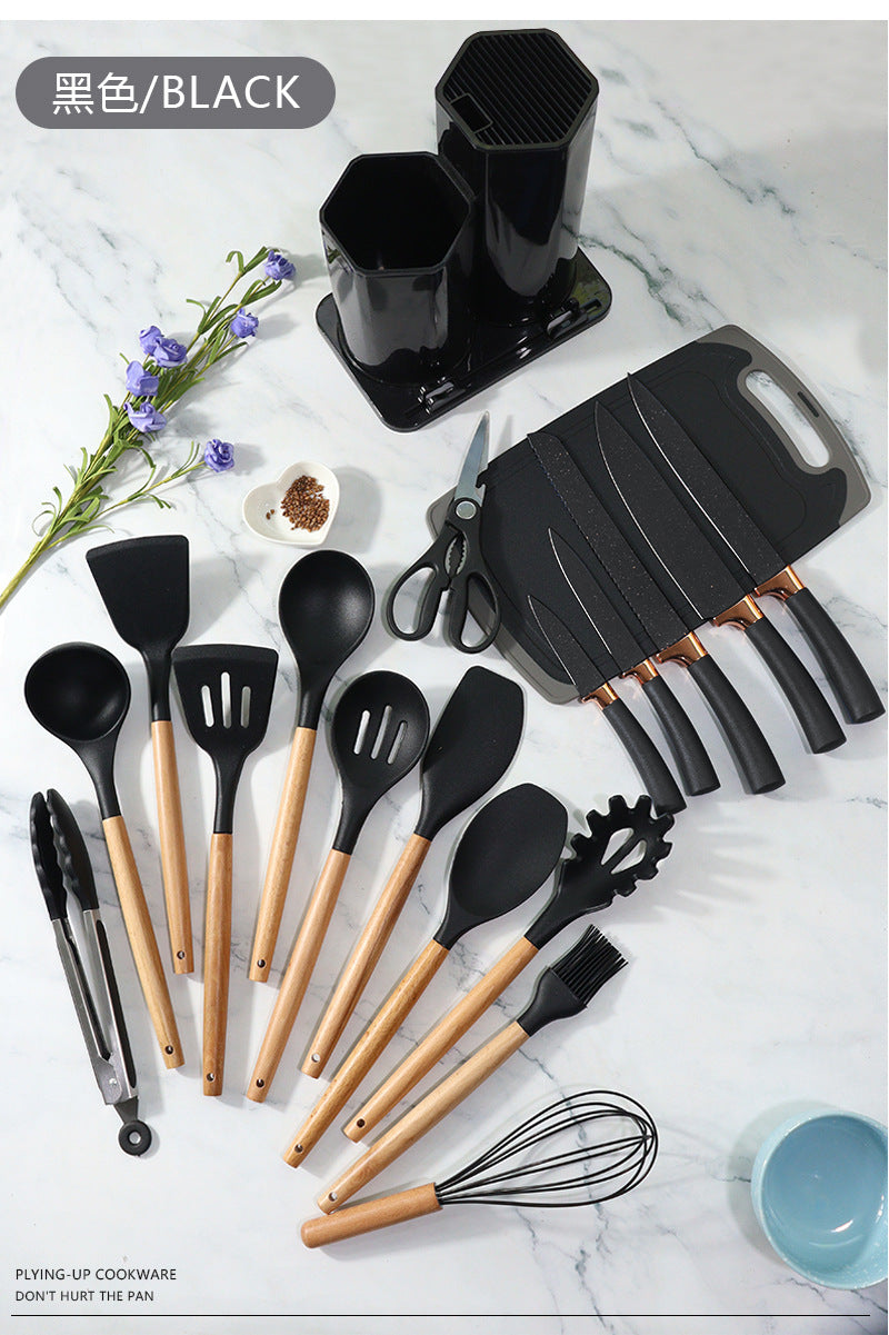 19 PIECES UTENSILS WITH KNIFE SET