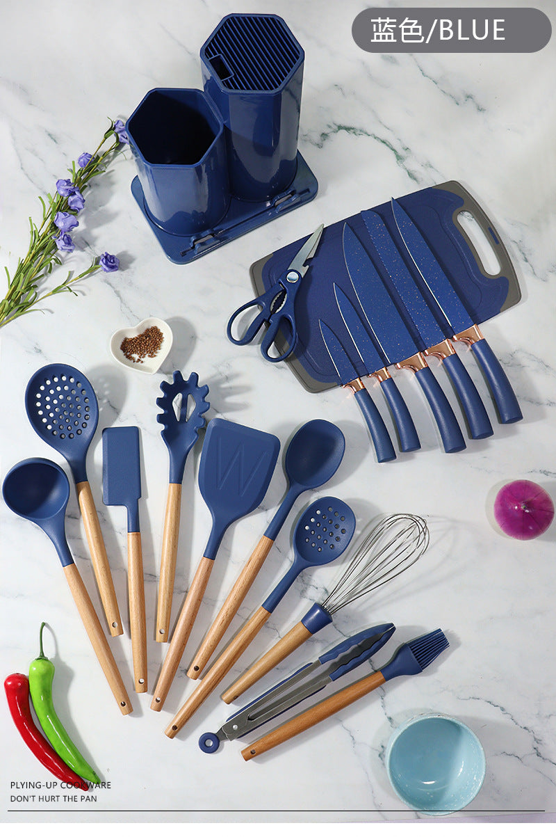 19 PIECES UTENSILS WITH KNIFE SET