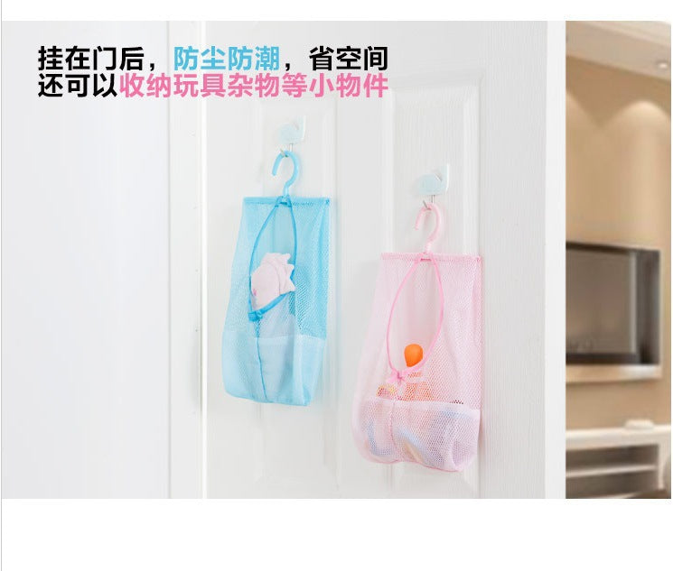 BATHROOM HANGING BREATHABLE MESH BAG