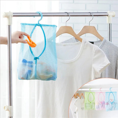 BATHROOM HANGING BREATHABLE MESH BAG