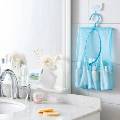 BATHROOM HANGING BREATHABLE MESH BAG