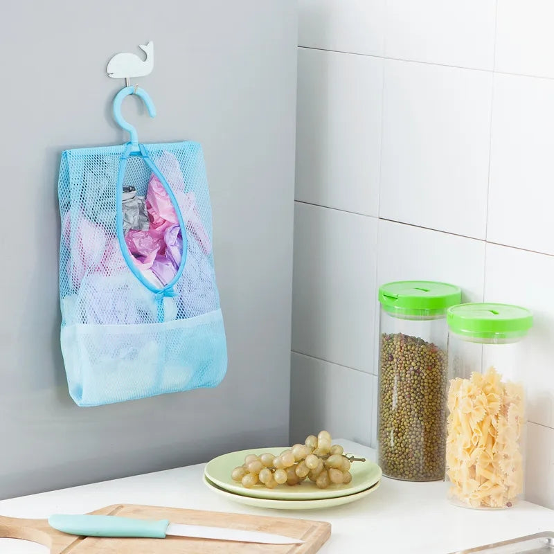 BATHROOM HANGING BREATHABLE MESH BAG