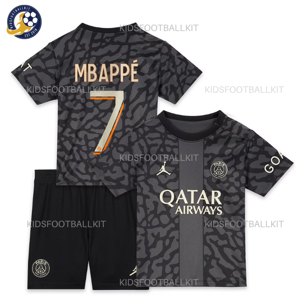 Kylian Mbappe #7 Paris Saint Germain Football Kit for Kids