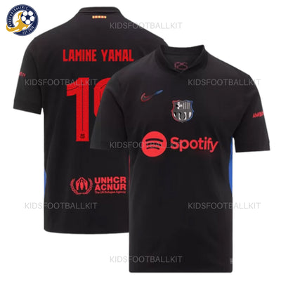 LAMINE YAMAL #19 Barcelona Away Football Shirt 2024/25 Fan Version