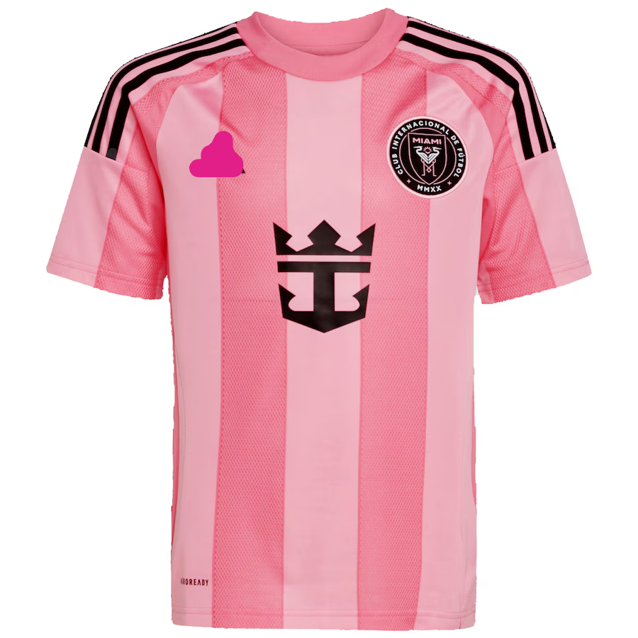 Youth Inter Miami CF Lionel Messi Light Pink 2025 Euforia Replica Player Jersey