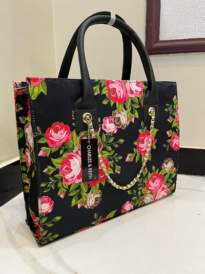 Floral Printed Handbag