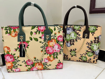 Floral Printed Handbag