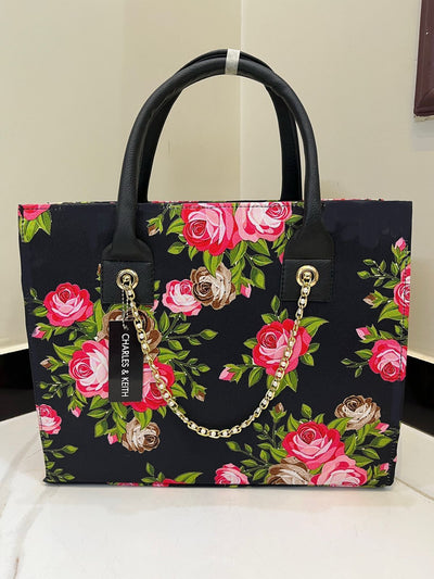 Floral Printed Handbag