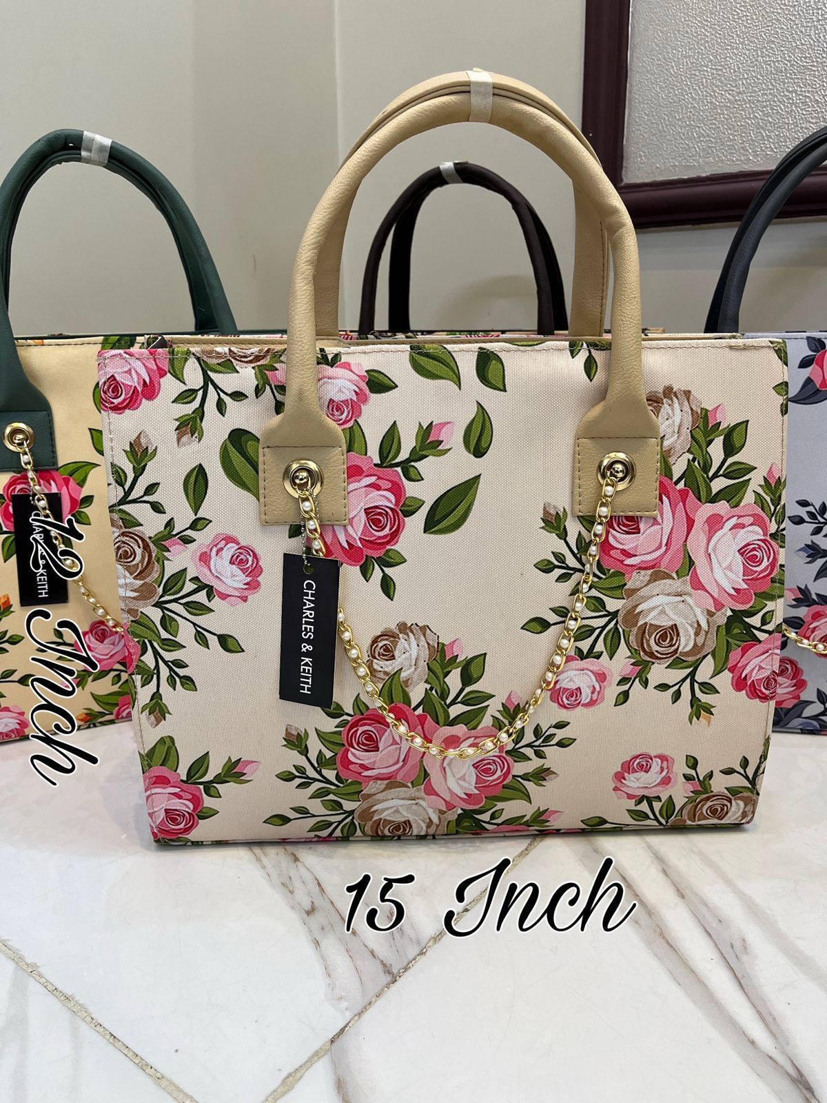 Floral Printed Handbag