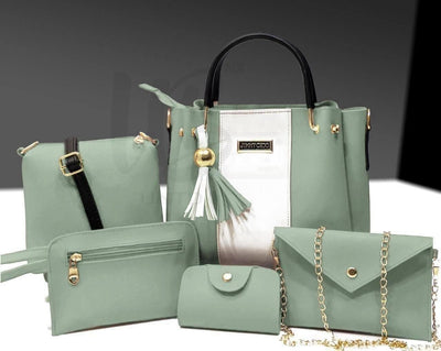 Synthetic leather 5 pcs Handbag set