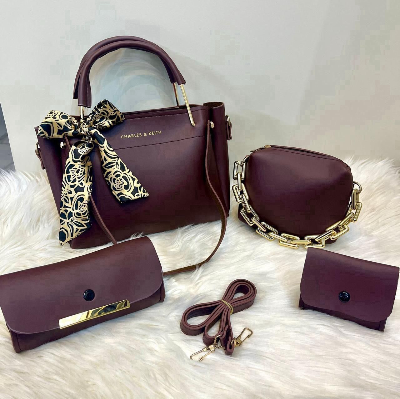 Charles & keith 5Pc's Elegant Bag Set On Sale