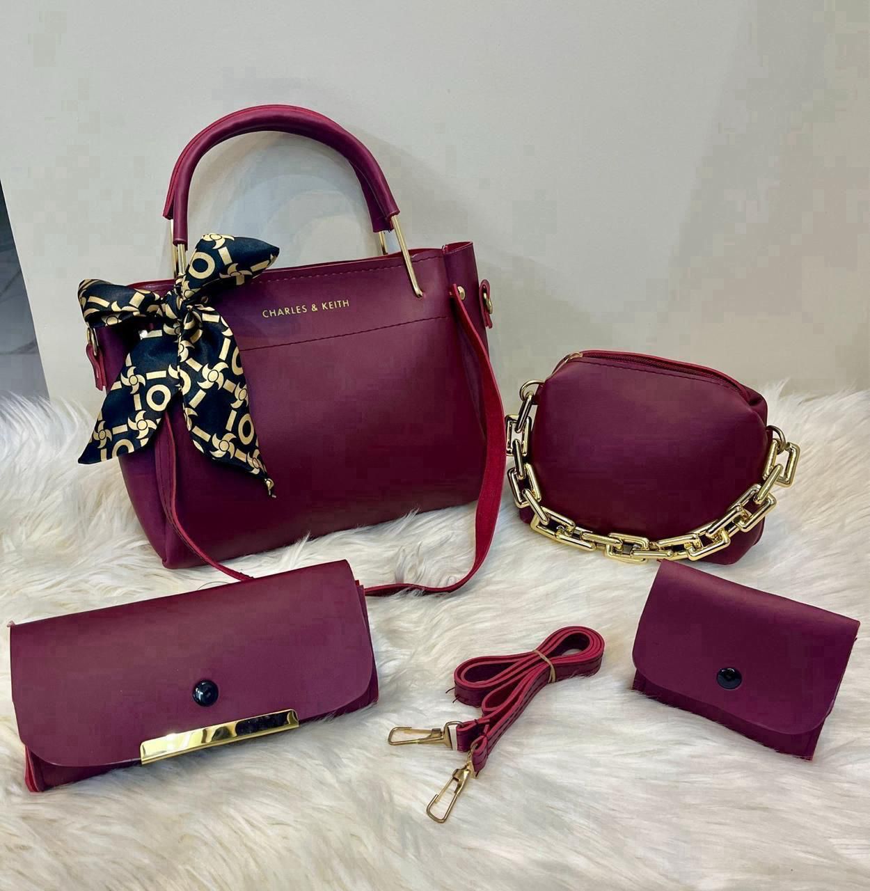 Charles & keith 5Pc's Elegant Bag Set On Sale