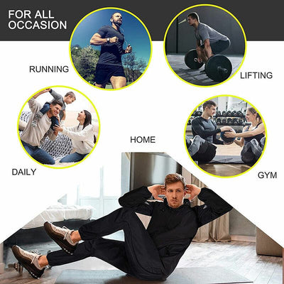 Heavy Duty Sauna Suit Men Women Weight Loss Exercise Slimming Gym Fitness Workout Anti-Rip Sweat Suit