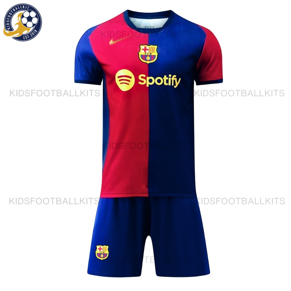 LAMINE YAMAL #19 Barcelona Home Football Kit 2024/25 for Kids Soccer Jersey/Shorts